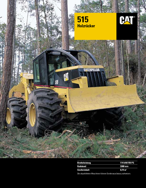 Speciální lesní traktory Caterpillar 515