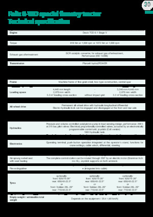 Speciální lesní traktory Pfanzelt Felix 214.5 V