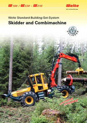 Speciální lesní traktory Welte W 130 K