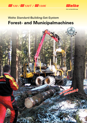 Speciální lesní traktory Welte W 130