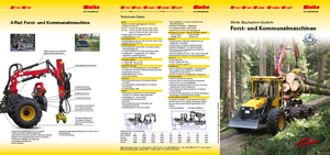 Speciální lesní traktory Welte W 130 K