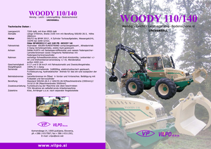 Speciální lesní traktory Vilpo Woody 110
