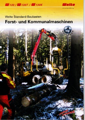 Speciální lesní traktory Welte W 130 T