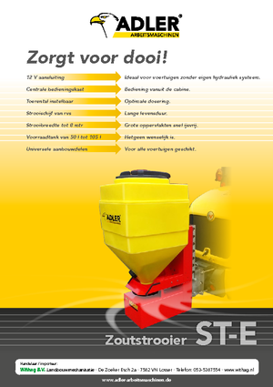 Příslušenství pro sypače Adler ST-E 105 Profi