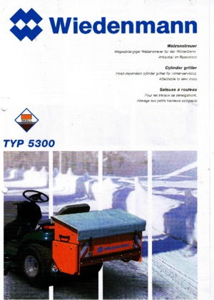 Příslušenství pro sypače Wiedenmann 5300