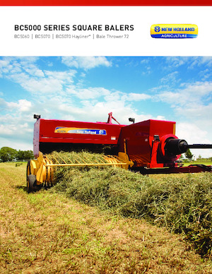 Lisy na hranolové balíky + Lisy na obří balíky New Holland BC 5070 Hayliner