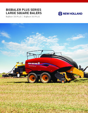 Lisy na hranolové balíky + Lisy na obří balíky New Holland BigBaler 330 PLUS CropCutter® Packer Cutter