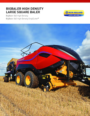 Lisy na hranolové balíky + Lisy na obří balíky New Holland BigBaler 340 High Density CropCutter® Rotor Cutter
