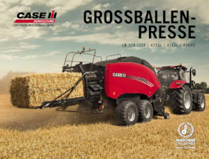 Lisy na hranolové balíky + Lisy na obří balíky Case IH LB 434 XL