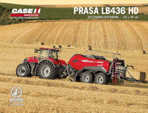 Lisy na hranolové balíky + Lisy na obří balíky Case IH LB 436 HD PC