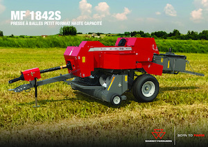 Lisy na hranolové balíky + Lisy na obří balíky Massey Ferguson SB 1842S