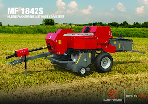 Lisy na hranolové balíky + Lisy na obří balíky Massey Ferguson SB 1842S