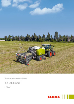 Lisy na hranolové balíky + Lisy na obří balíky Claas Quadrant 4000