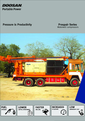 Stacionární vzduchové kompresory - dieslové, elektrické a benzínové Doosan PA536ATC