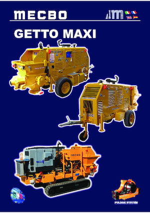 Stacionární čerpadla na beton Mecbo Getto Maxi
