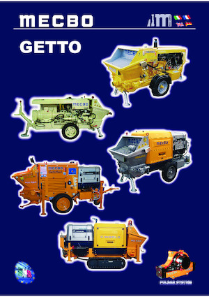 Stacionární čerpadla na beton Mecbo Getto P2.800 H