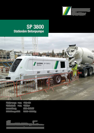 Stacionární čerpadla na beton SCHWING-Stetter SP 3800 E