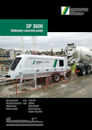 Stacionární čerpadla na beton SCHWING-Stetter SP 3800 E