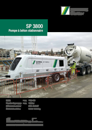 Stacionární čerpadla na beton SCHWING-Stetter SP 3800 E