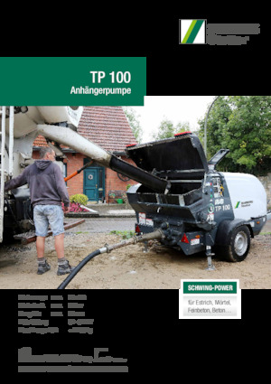 Stacionární čerpadla na beton SCHWING-Stetter TP 100 D