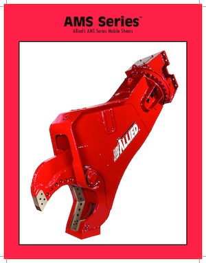 Nůžky na ocelový šrot Allied AMS 50 Throat