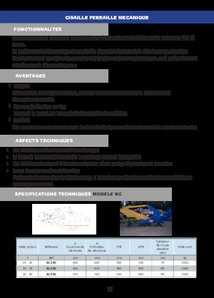 Nůžky na ocelový šrot Arden BC 250