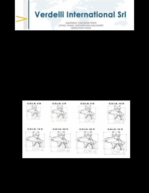 Nůžky na ocelový šrot Verdelli C.D.I.V. 15