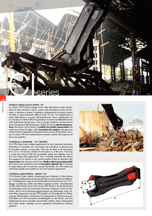 Nůžky na ocelový šrot VTN CI 700