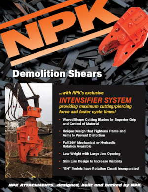 Nůžky na ocelový šrot NPK K-4JREH