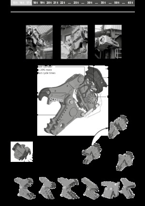 Multifunkční drtící nůžky Kinshofer MQP-25-S