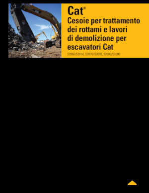 Nůžky na ocelový šrot Caterpillar S2070