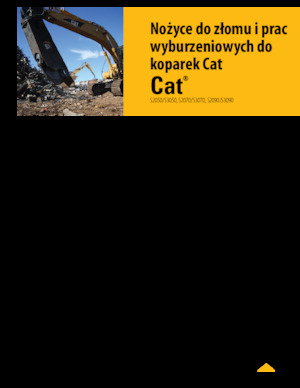 Nůžky na ocelový šrot Caterpillar S2070