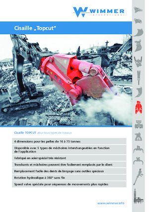 Nůžky na ocelový šrot WIMMER TC 700 S