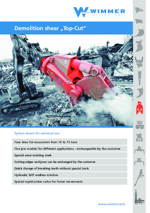 Nůžky na ocelový šrot WIMMER TC 700 S