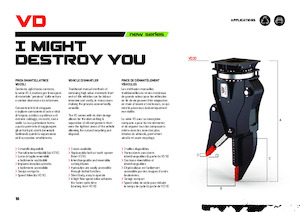 Nůžky na ocelový šrot VTN VD10 