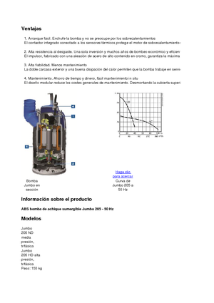 Čerpadla odpadních vod ABS-Pumpen J 205 ND