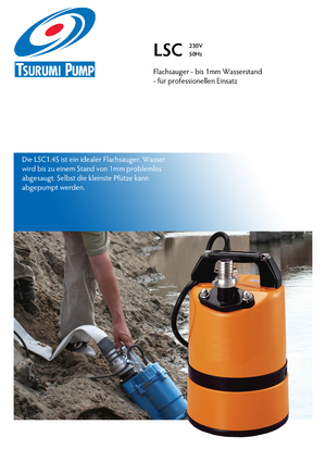 Čerpadla odpadních vod Tsurumi-Pumpen LSC1.4S2