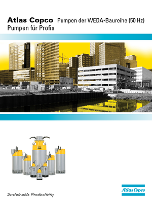 Čerpadla odpadních vod WEDA Weda 100