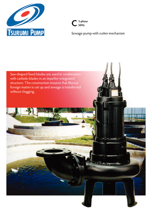 Kalová čerpadla Tsurumi-Pumpen 80C21.5