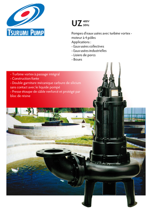 Kalová čerpadla Tsurumi-Pumpen 80UZ47.5