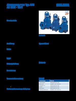 Kalová čerpadla Sulzer AS 0840 S 17-2 D/TKS