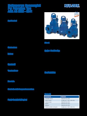 Kalová čerpadla Sulzer AS 0840 S 17-2 D/TKS