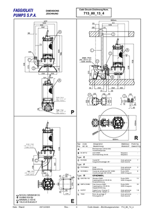 Kalová čerpadla Faggiolati G 213 R6V2-M50AA2