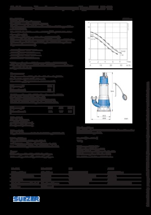 Kalová čerpadla Sulzer JS 12 D 114