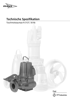 Kalová čerpadla Flygt-Pumpen NS 3127 LR 420