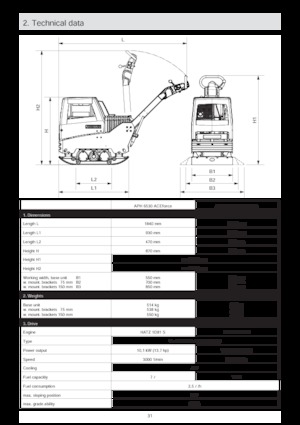 Reverzní vibrační desky Ammann APH 6530 ACE Force