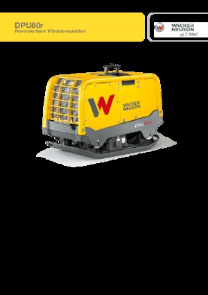 Reverzní vibrační desky Wacker Neuson DPU80r Lem 770