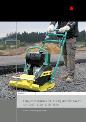 Jednosměrné vibrační desky Ammann APF 1240