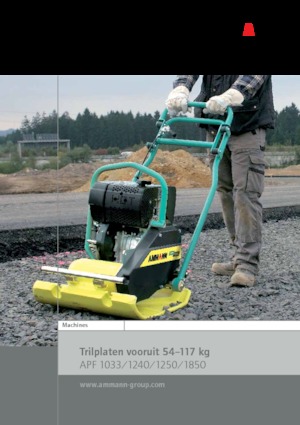Jednosměrné vibrační desky Ammann APF 1240
