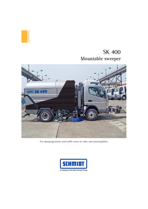 Zametací vozy s nástavbou vpravo Schmidt SK 400